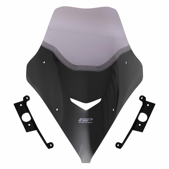 GP Kompozit Short Windshield Windscreen Smoked Compatible For Sym Jet X 125  2022-2023