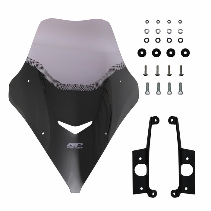 GP Kompozit Short Windshield Windscreen Smoked Compatible For Sym Jet X 125  2022-2023