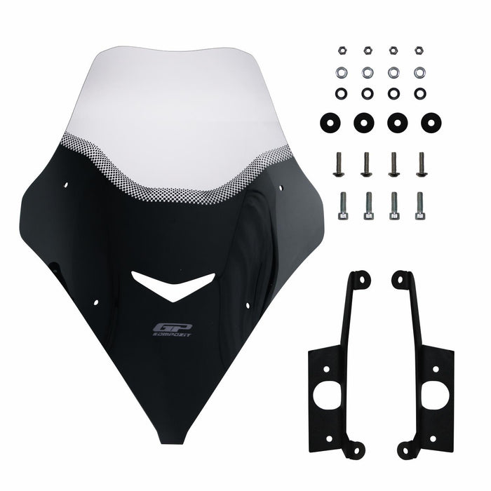 GP Kompozit Short Windshield Windscreen Clear Compatible For Sym Jet X 125  2022-2023