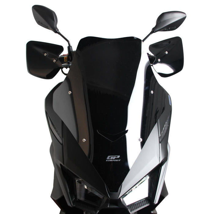Cúpula Corta GP Kompozit Parabrisas Negro Compatible con Sym Jet X 125 2022-2023