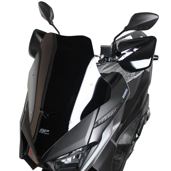 Cúpula Corta GP Kompozit Parabrisas Negro Compatible con Sym Jet X 125 2022-2023