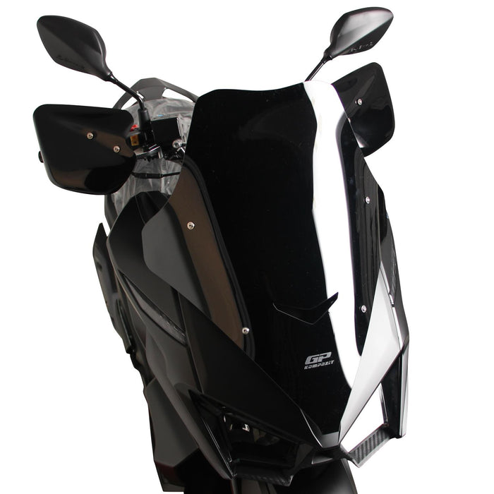 Cúpula Corta GP Kompozit Parabrisas Negro Compatible con Sym Jet X 125 2022-2023
