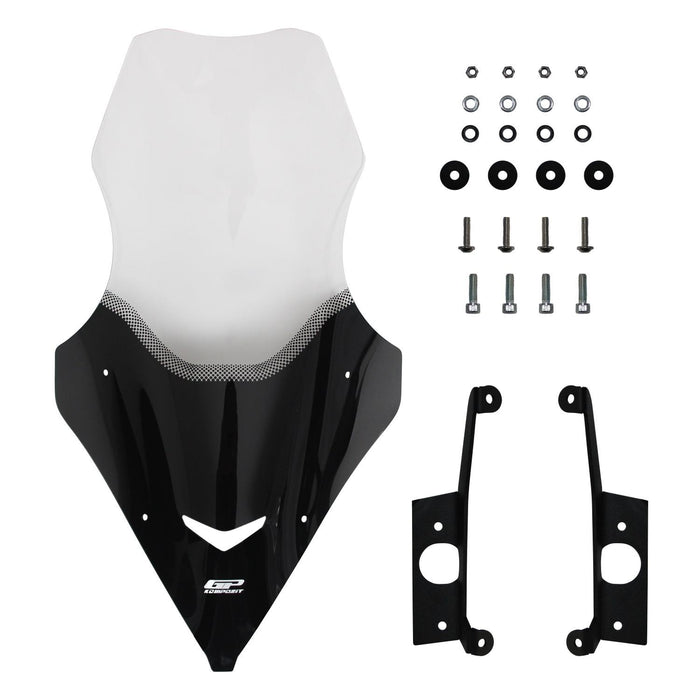 GP Kompozit Pare-brise transparent compatible pour Sym Jet X 125 2022-2023 