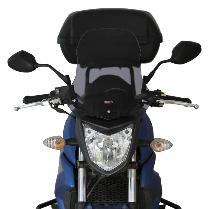 GP Kompozit Parabrisas de 3 agujeros ahumado compatible con Sym Wolf 2012-2016 