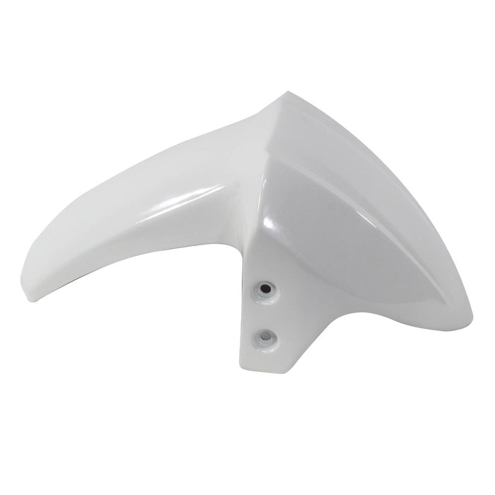 GP Kompozit Front Fender Mudguard White Compatible For Sym Xpro 125 2018-2021