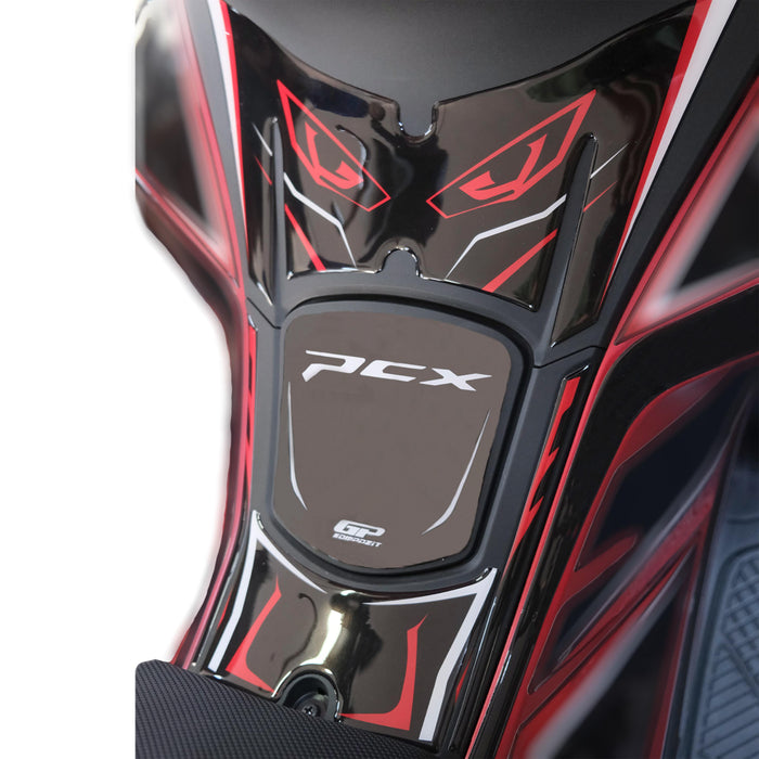 GP Kompozit Tank Pad / Fuel Tank Protector Red Compatible with Honda PCX125 / PCX150 2025-2026