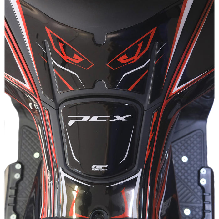 GP Kompozit Tank Pad / Fuel Tank Protector Red Compatible with Honda PCX125 / PCX150 2025-2026