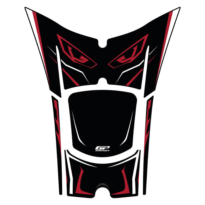 GP Kompozit Tank Pad / Fuel Tank Protector Red Compatible with Honda PCX125 / PCX150 2025-2026