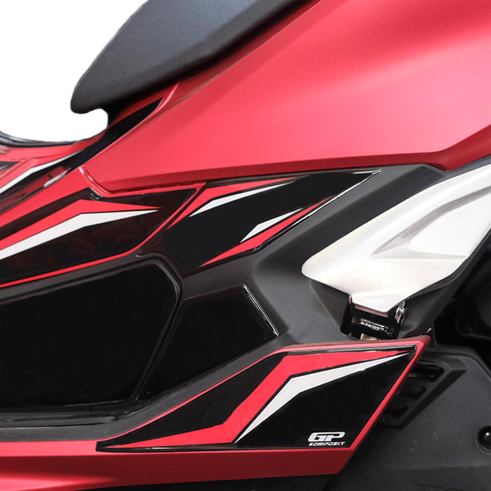 GP Kompozit Tank Pad / Fuel Tank Protector Red Compatible with Honda PCX125 / PCX150 2025-2026