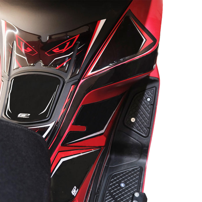 GP Kompozit Tank Pad / Fuel Tank Protector Red Compatible with Honda PCX125 / PCX150 2025-2026