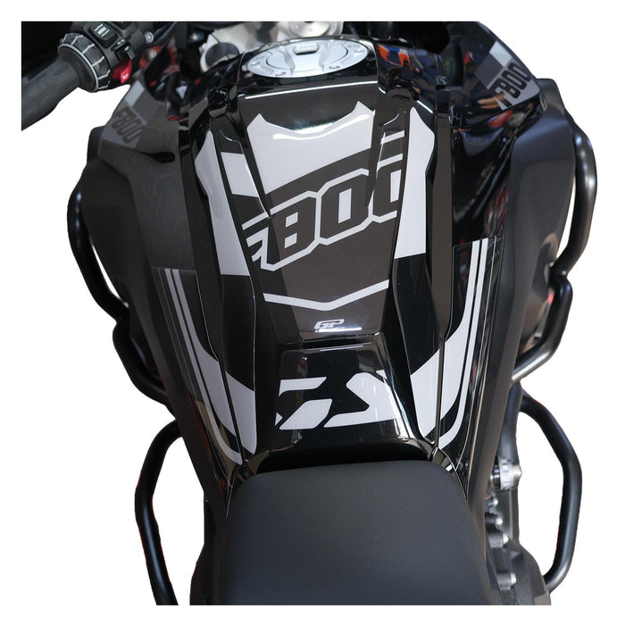 GP Kompozit Tank Pad Set Black Compatible For BMW F 800 GS  2024