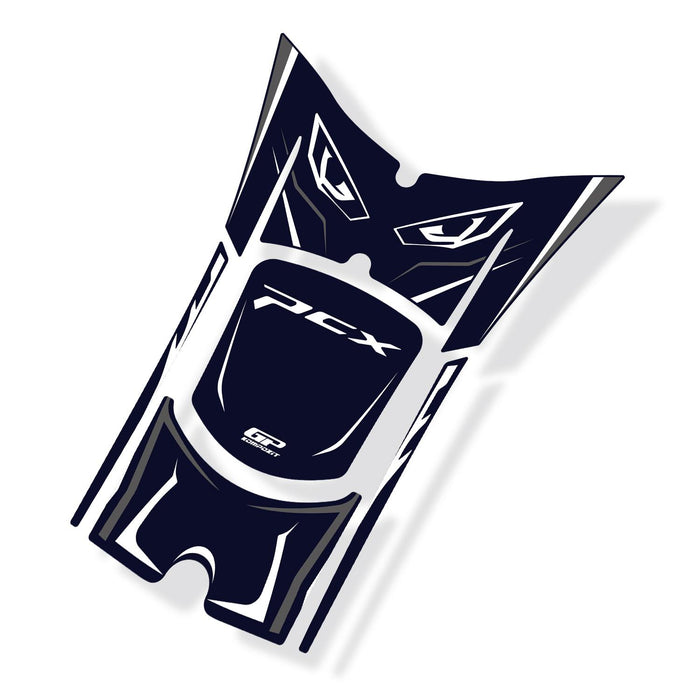 GP Kompozit Tank Pad / Fuel Tank Protector Blue Compatible with Honda PCX125 / PCX150 2025-2026