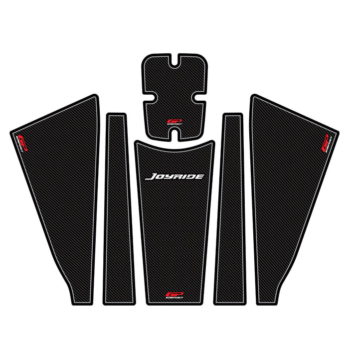 GP Kompozit Tank Pad Set Carbon Compatible For SYM Joyride 300 2023-2025