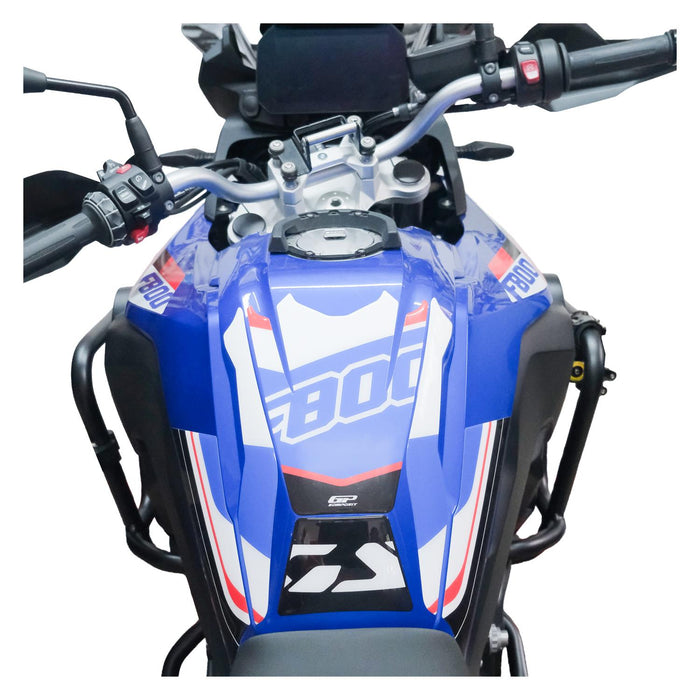 GP Kompozit Tank Pad Set Blue-Red Compatible For BMW F 800 GS  2024
