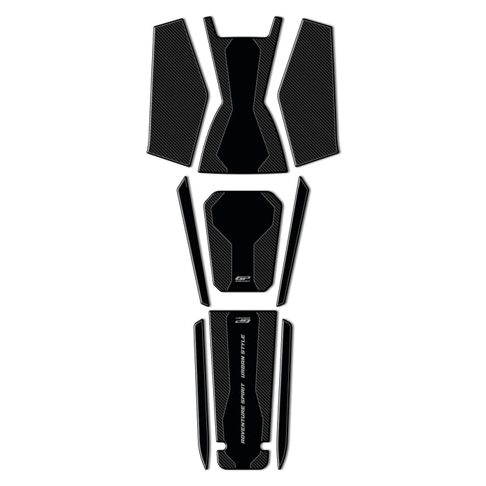 GP Kompozit Tank Pad Set Carbon Compatible For Honda ADV350 2023-2026