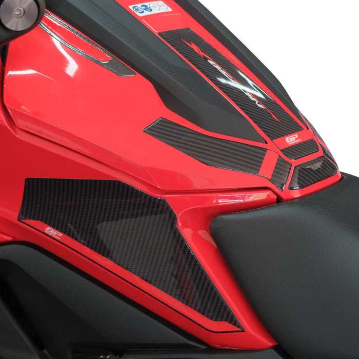 GP Kompozit Tank Pad Set Red-Carbon Compatible For Honda NC750X 2025