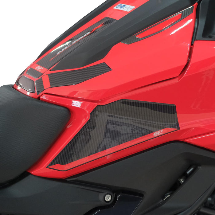 GP Kompozit Tank Pad Set Red-Carbon Compatible For Honda NC750X 2025
