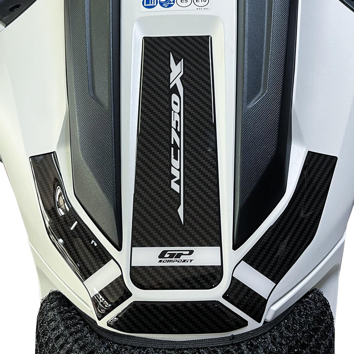 GP Kompozit Tank Pad Set White-Carbon Compatible For Honda NC750X 2025