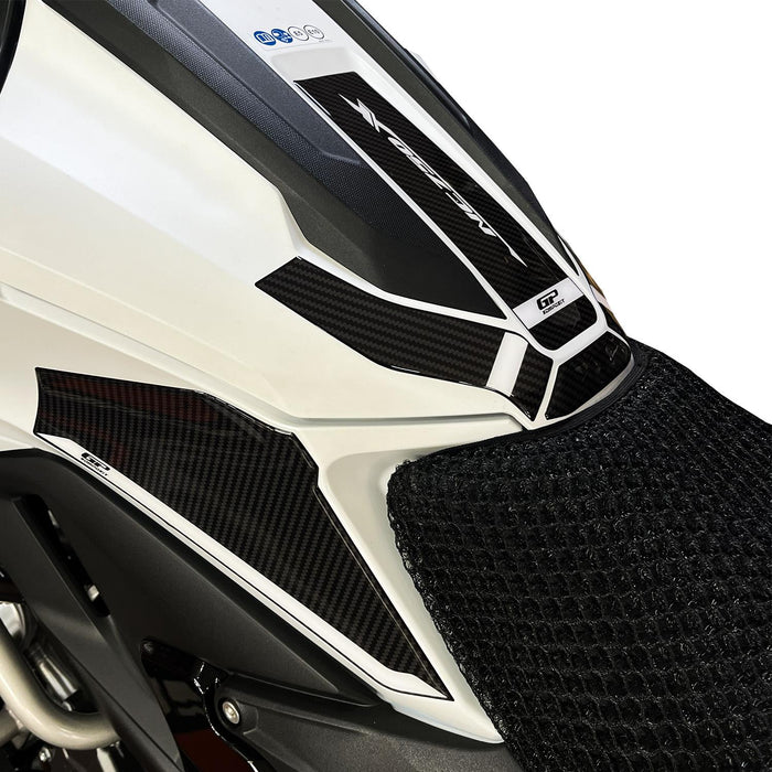 GP Kompozit Tank Pad Set White-Carbon Compatible For Honda NC750X 2025