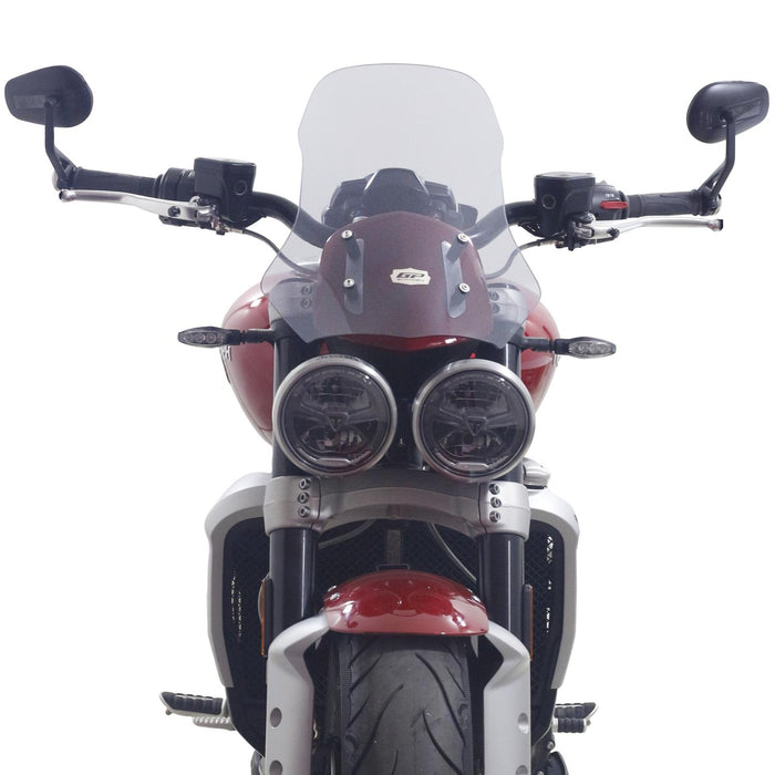 GP Kompozit Pare-brise transparent compatible pour Triumph Rocket 3 R / GT 2010-2023 