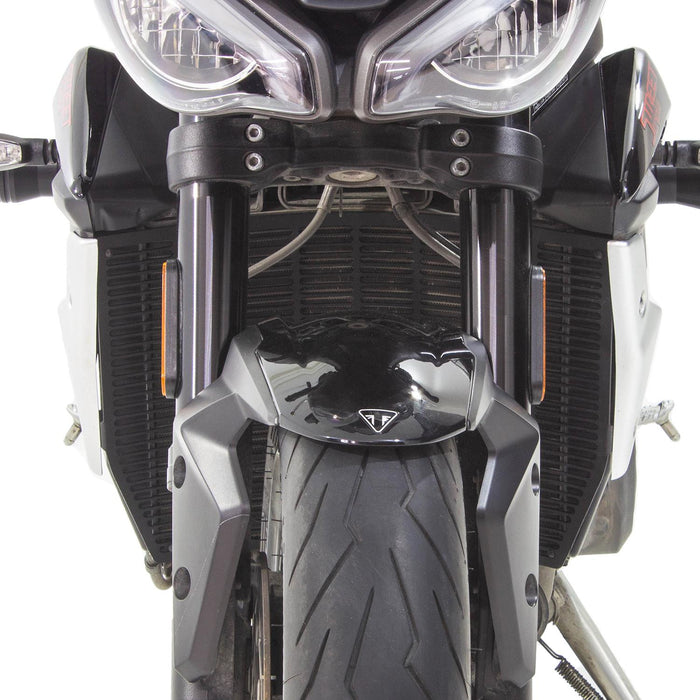 GP Kompozit Radiator Guard Black Compatible For Triumph Street Triple 2017-2023