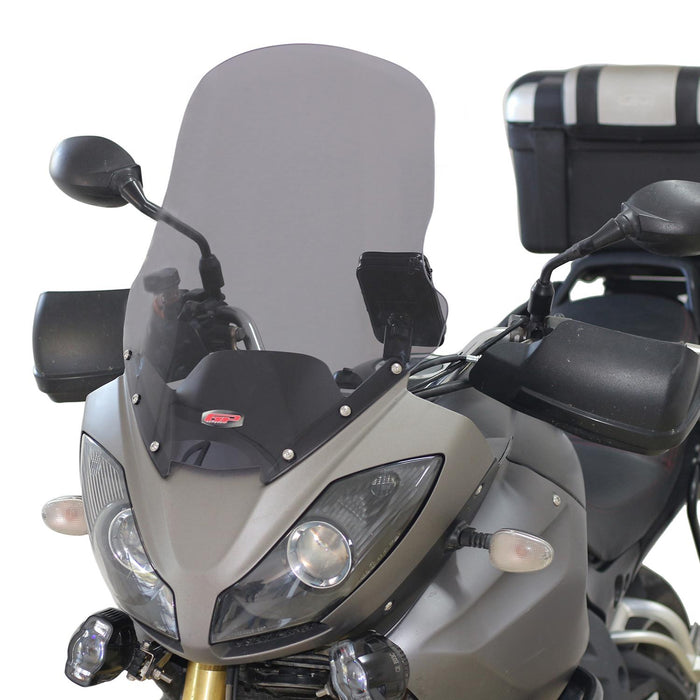 GP Kompozit Windshield Windscreen Smoked Compatible For Triumph Tiger 1050  2011-2014