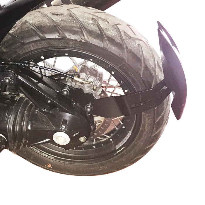 GP Kompozit Protector contra salpicaduras trasero negro compatible con Triumph Tiger 1200 2014-2020 