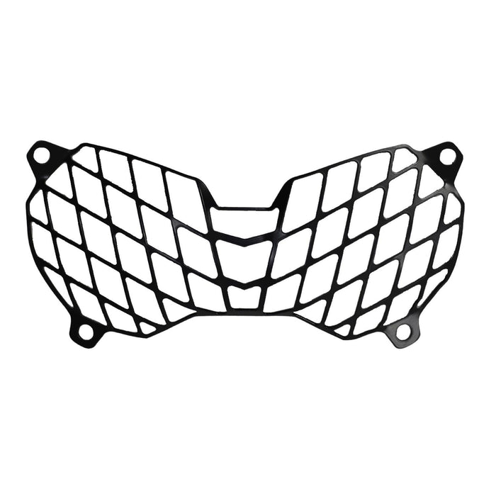 GP Kompozit Headlight Grille Guard Protector Black Compatible For Triumph Tiger 1200 2016-2020