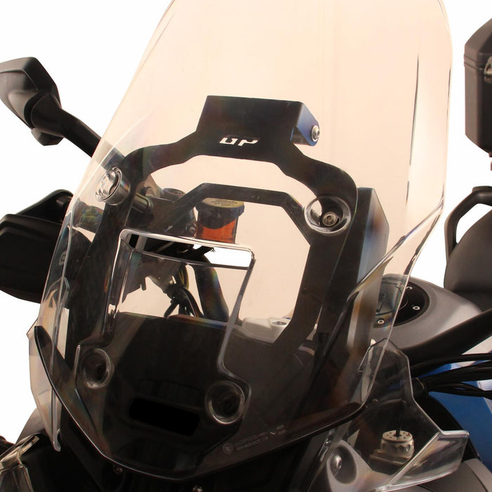 Soporte para teléfono/navegación/GPS GP Kompozit negro compatible con Triumph Tiger 1200 GT / Tiger 1200 Rally Explorer 2022-2024