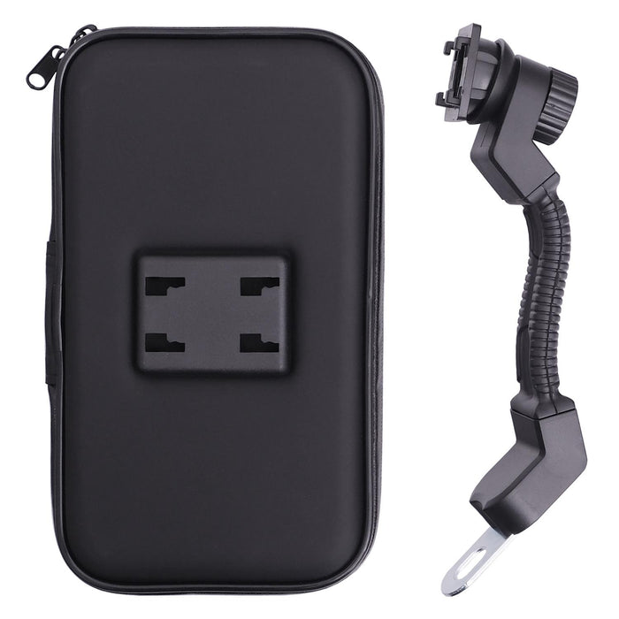 GP Kompozit TTR02 Universal Waterproof Motorcycle Phone Mount Black – Free Colorful Buff Neck Warmer