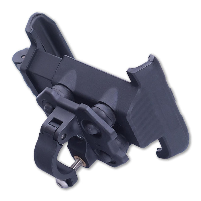 GP Kompozit Universal TTR04 Motorbike Phone Holder Mount, Anti Vibration Motorcycle Phone Holder Black-White