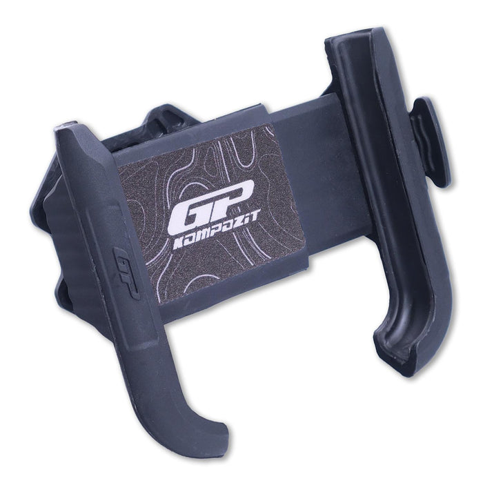 GP Kompozit Universal TTR04 Motorbike Phone Holder Mount, Anti Vibration Motorcycle Phone Holder Black-White