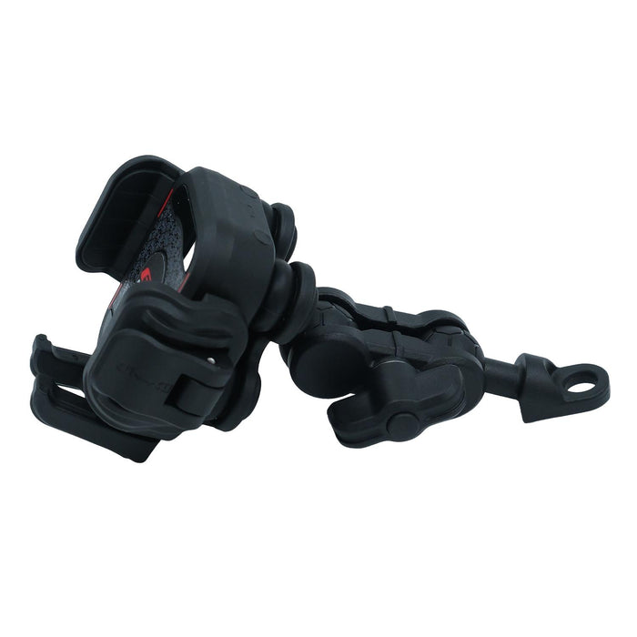 GP Kompozit Universal TTR16 Motorbike Phone Holder Mount, Anti Vibration Motorcycle Phone Holder Black