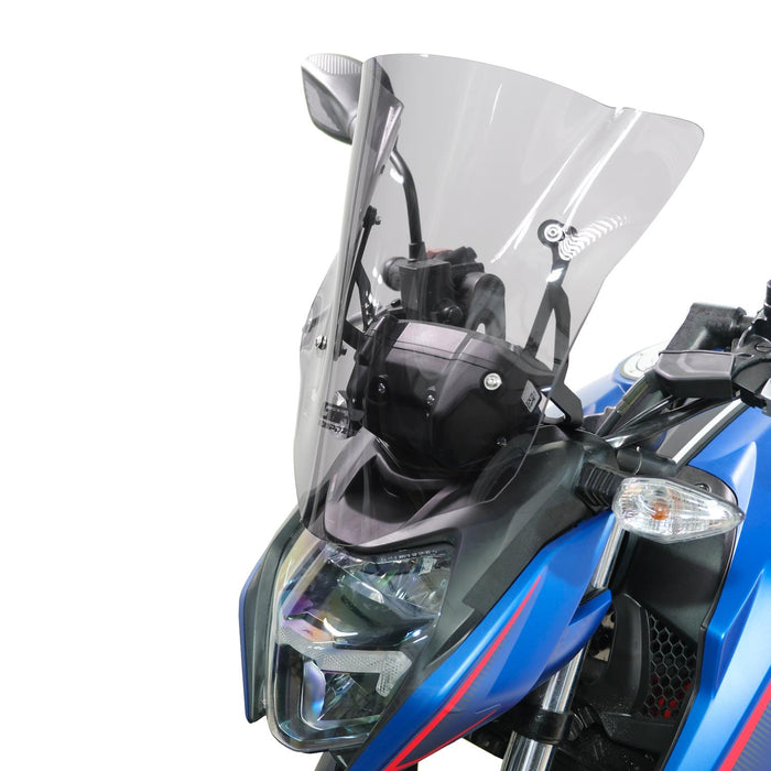 GP Kompozit Windshield Windscreen Smoked Compatible For TVS Apache RTR 200 2024