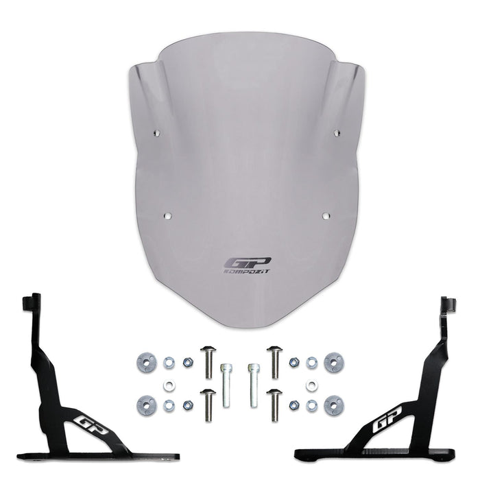 GP Kompozit Windshield Windscreen Smoked Compatible For TVS Apache RTR 200  2024