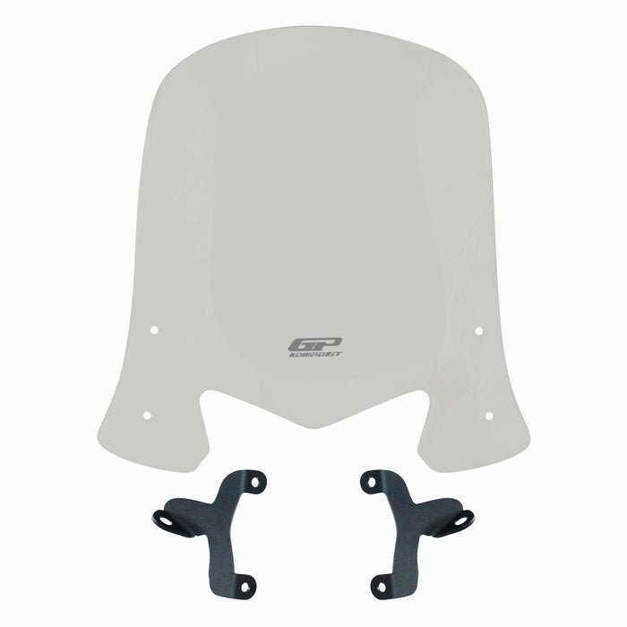 GP Kompozit Windshield Windscreen Clear Compatible For TVS Jupiter 110 / Jupiter 125  2023-2024