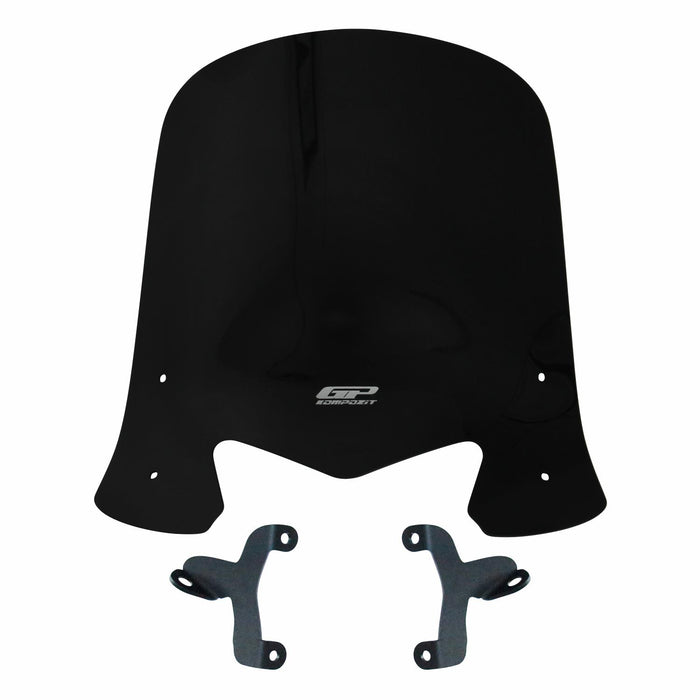 GP Kompozit Windshield Windscreen Black Compatible For Jupiter 110 / Jupiter 125 125  2023-2024