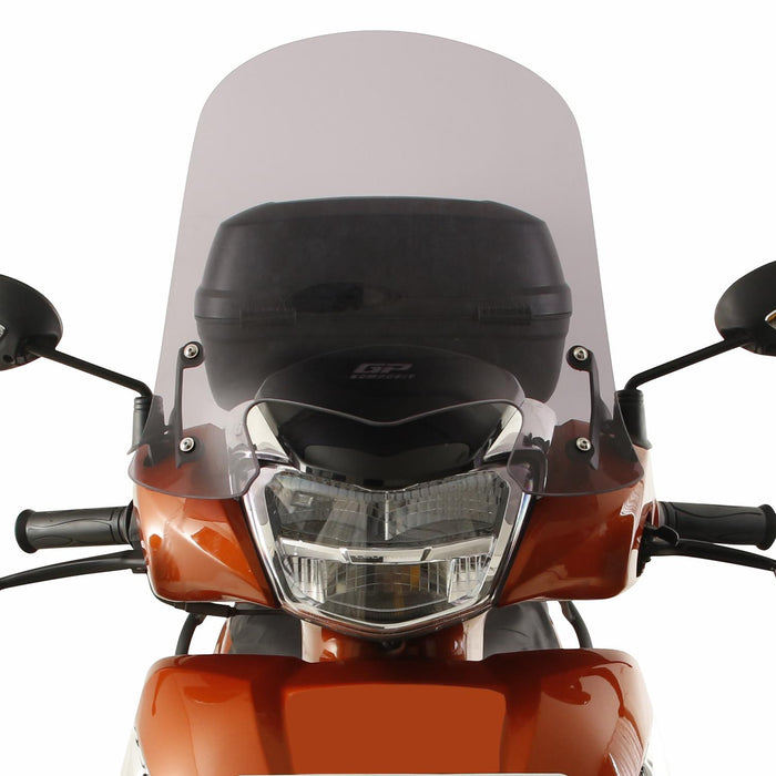 GP Kompozit Windshield Windscreen Smoked Compatible For TVS Jupiter 125 2023-2024