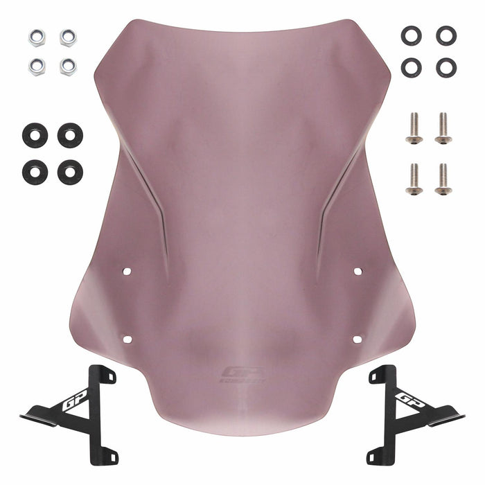 GP Kompozit Windshield Windscreen Smoked Compatible For TVS Ntorq 125  2024