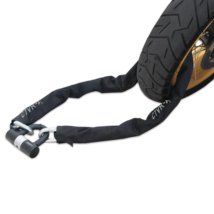 GP Kompozit Unbreakable Heavy Duty Security Chain For Motorcycle with 2 Keys (150cm Long / 10mm Thick) Motorbike, Bike, Generator, Gates