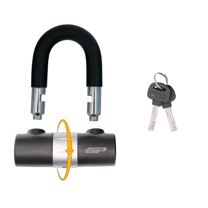 GP Kompozit Unbreakable Heavy Duty Security Chain For Motorcycle with 2 Keys (170cm Long / 10mm Thick) Motorbike, Bike, Generator, Gates