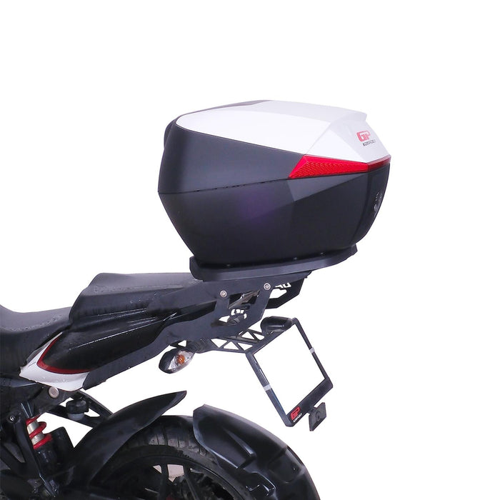 GP Kompozit Universal 35 lt Plactic Motorcycle Top Case Red-White