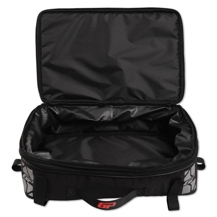 GP Kompozit Universal 33L Plactic Motorcycle Top Case Black & Compatible Expandable Multifunctional Luggage Bag