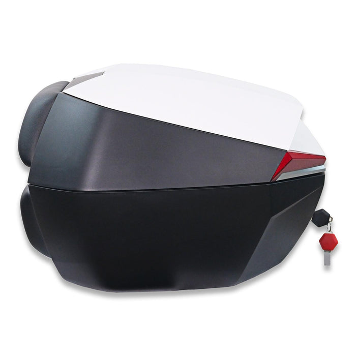 GP Kompozit Universal 48 lt Plactic Motorcycle Top Case Red-White