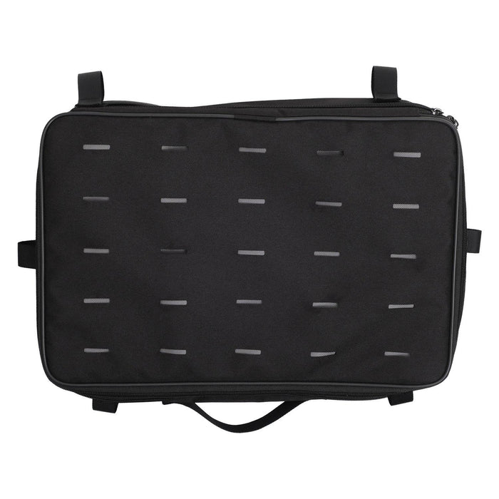 GP Kompozit Universal 57L Aluminum Motorcycle Top Case Gray & Compatible Expandable Multifunctional Luggage Bag