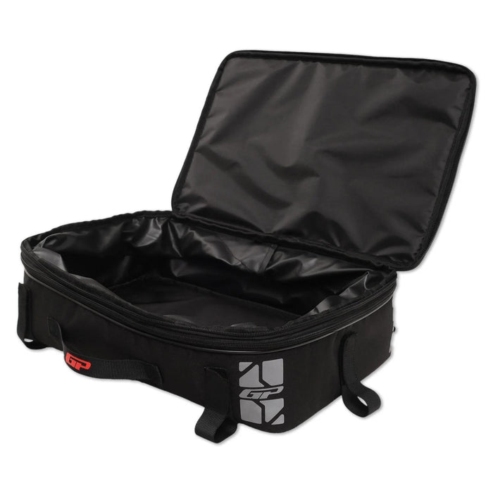 GP Kompozit Universal 37L Aluminum Motorcycle Top Case Gray & Compatible Expandable Multifunctional Luggage Bag