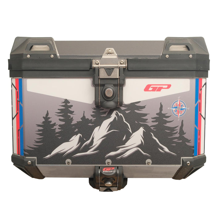 GP Kompozit Universal 57 lt Aluminum Motorcycle Top Case DSN06