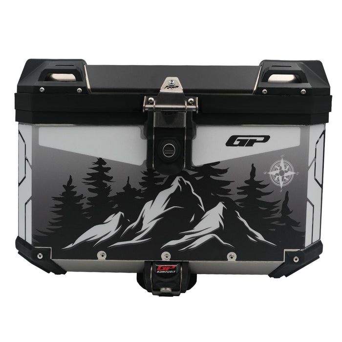 GP Kompozit Universal 57 lt Aluminum Motorcycle Top Case DSN01