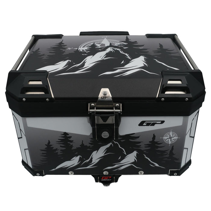GP Kompozit Universal 57 lt Aluminum Motorcycle Top Case DSN01