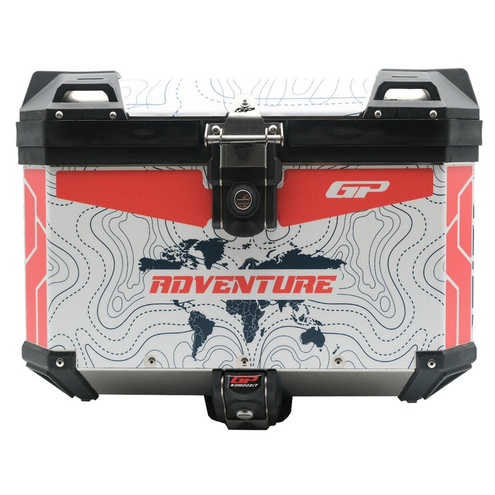 GP Kompozit Universal 57 lt Aluminum Motorcycle Top Case DSN01
